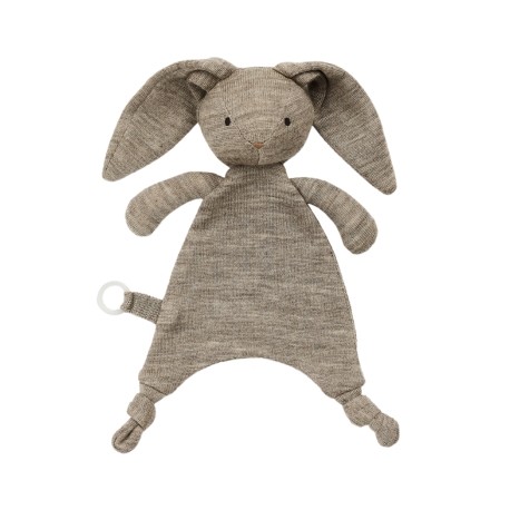 SMALLSTUFF, Baby comforter, Nature Melange Rabbit SMALLSTUFF, Baby comforter, Nature Melange Rabbit