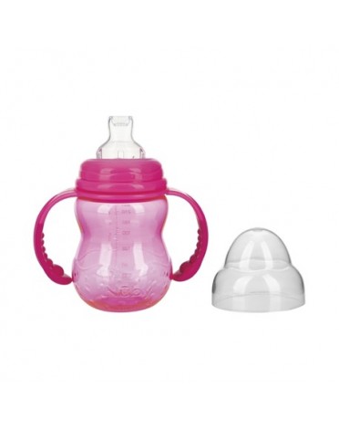 Nüby, Training Bottle, 6+ months, Pink