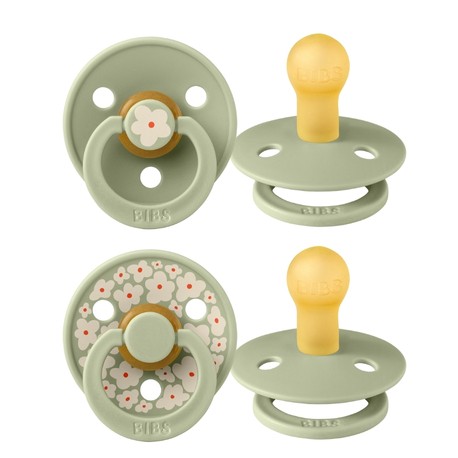 BIBS Studio Line - 2 pack,  Size 1 (0-6 m), Round - Latex
