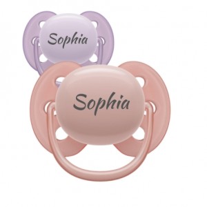 PHILIPS AVENT Ultra Soft, Size 1 (0-6 m), Symmetrical - Silicone, Personalised dummies