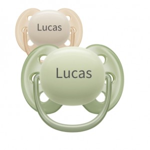 PHILIPS AVENT Ultra Soft, Size 1 (0-6 m), Symmetrical - Silicone, Personalised dummies