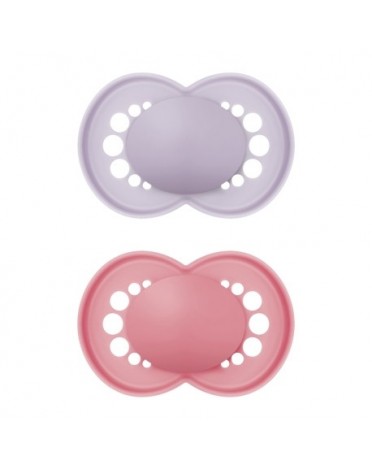 MAM Original 2 pack, Size 2 (6-16 months), Symmetric - Silicone